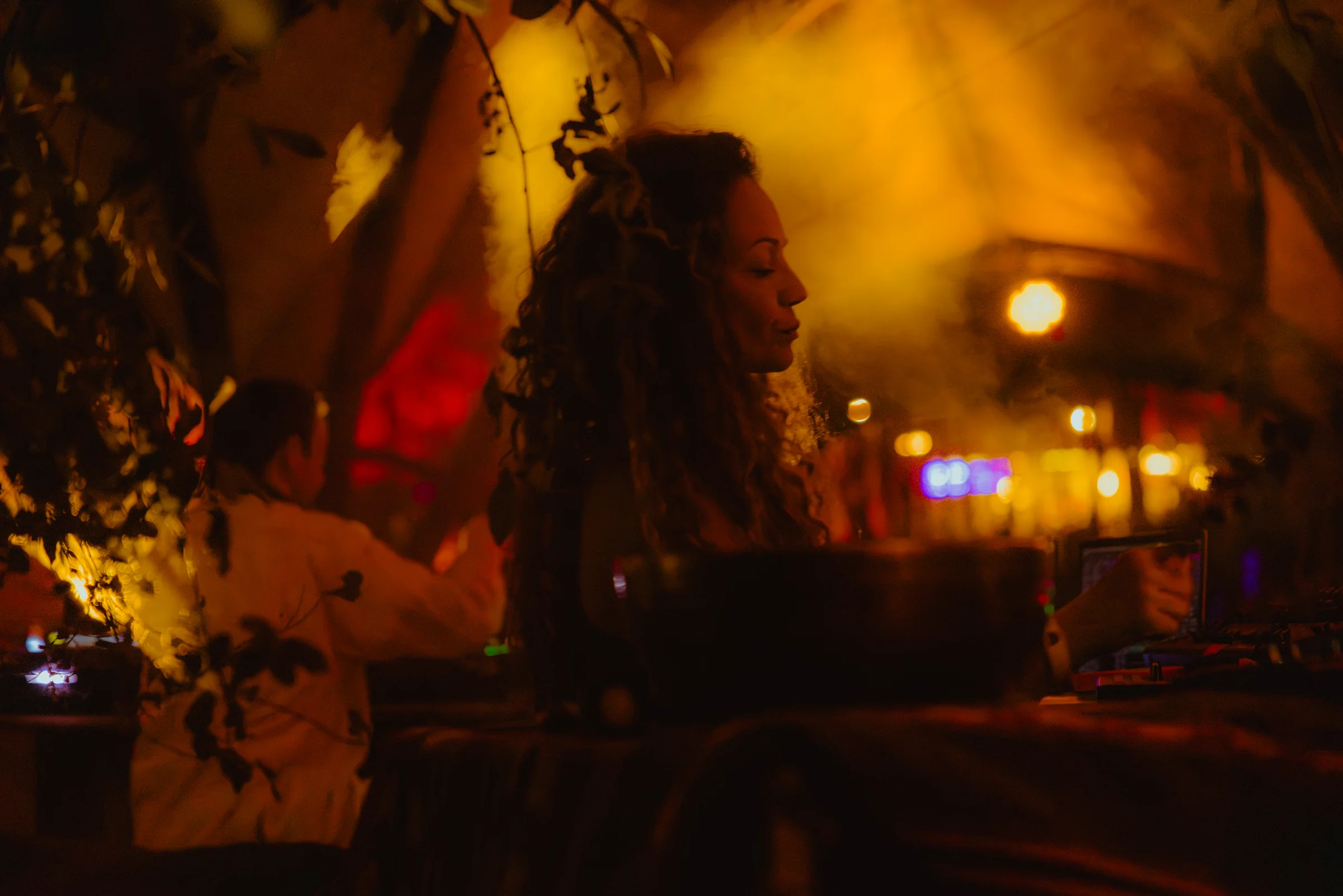 Ilhem performing The Veil at Waking Life